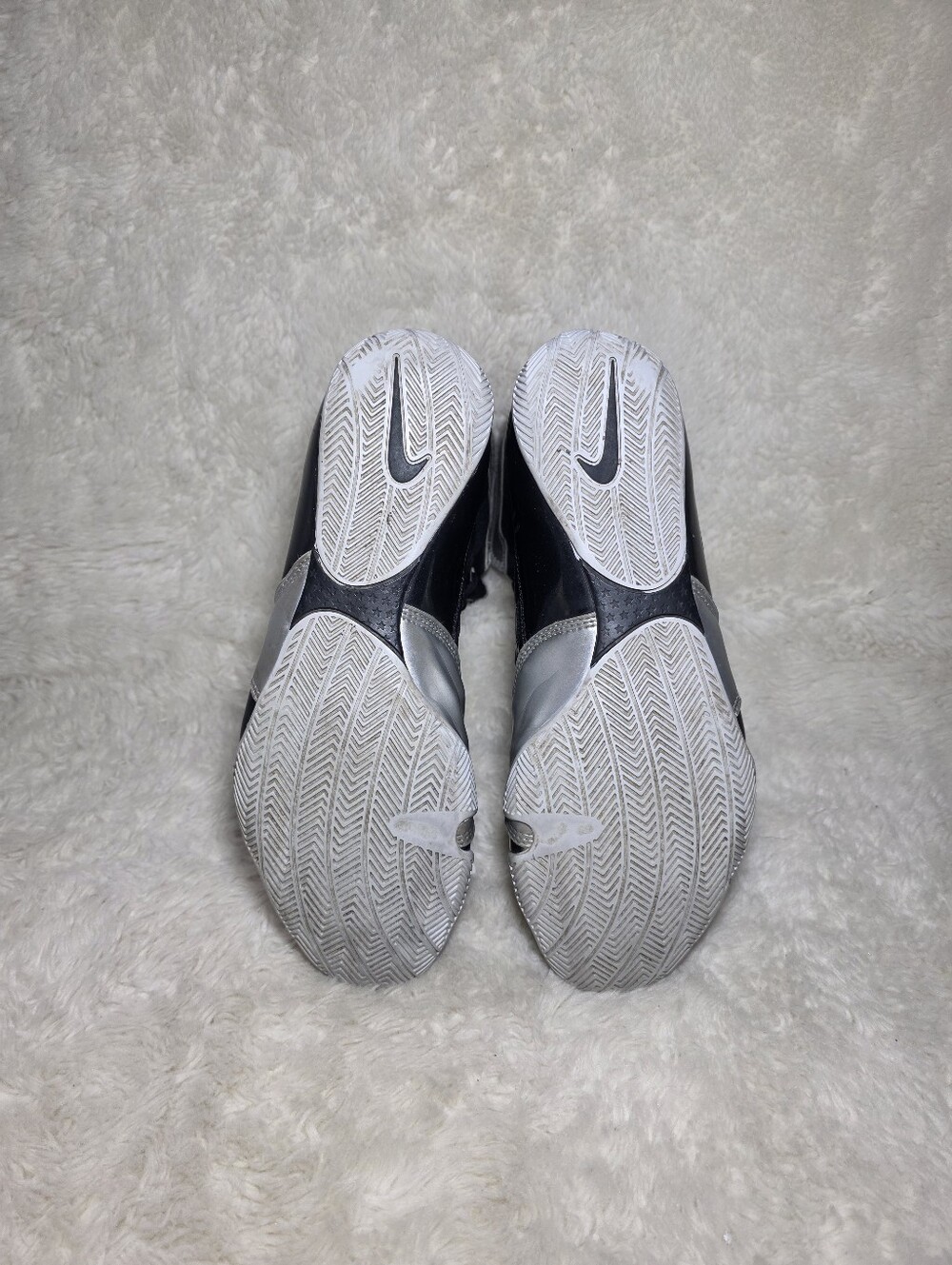 Nike Hyperko 1 MP Manny Pacquiao Boxing Boots Black Silver 477872-021 Size 9 - Picture 7 of 11